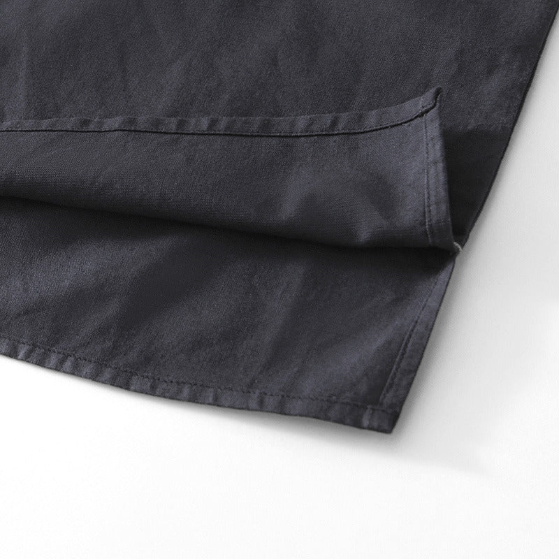 Chinese Style Linen Short Sleeve Shirt