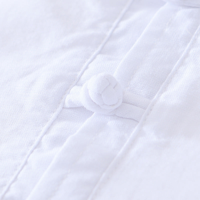Chinese Style Linen Short Sleeve Shirt